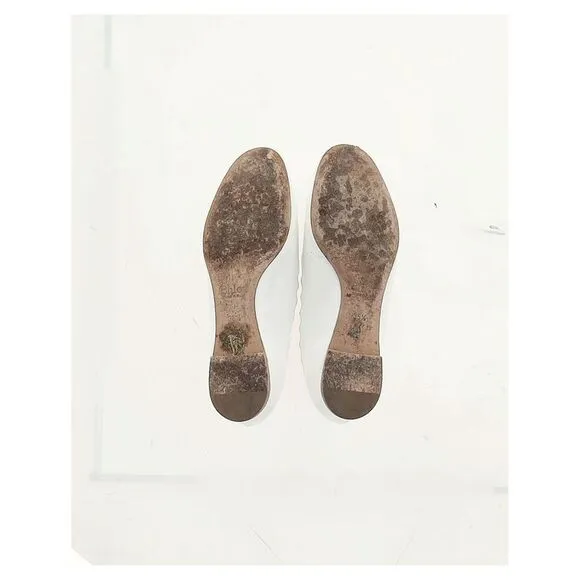 Chloé Lauren Ballet Flats in White Patent Leather