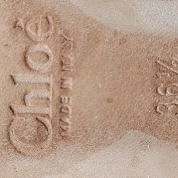 Chloé Lauren Perforated Tan Lasercut Braided Leather Ballet Flats Made Italy 6.5