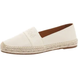 Chloe Womens Ivory Leather Slip-On Loafer Espadrilles Shoes NWOB