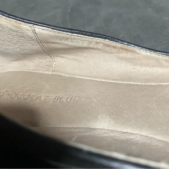 Chocolat Blu Glamour Bronze Metallic Pointed Toe Flats