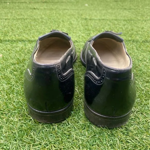 Church's Handmade Leather Wingtip Tassel Loafers Made in Italy