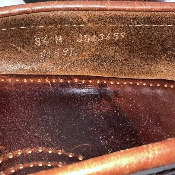 Church’s Loafers Slip On Mocs UK Size 8.5, US Size 9.5 Brown Leather Vibram Sole
