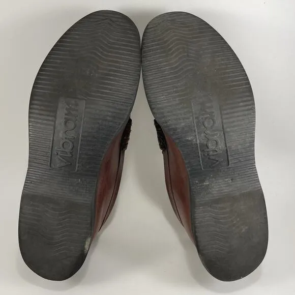 Church’s Loafers Slip On Mocs UK Size 8.5, US Size 9.5 Brown Leather Vibram Sole