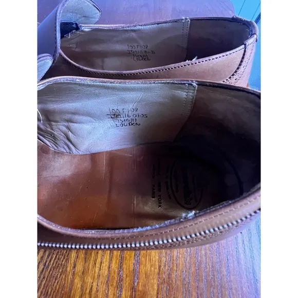 Church's Tassel Loafers Wingtip Dress Shoes Custom Grade Leather Brown Size 10 F