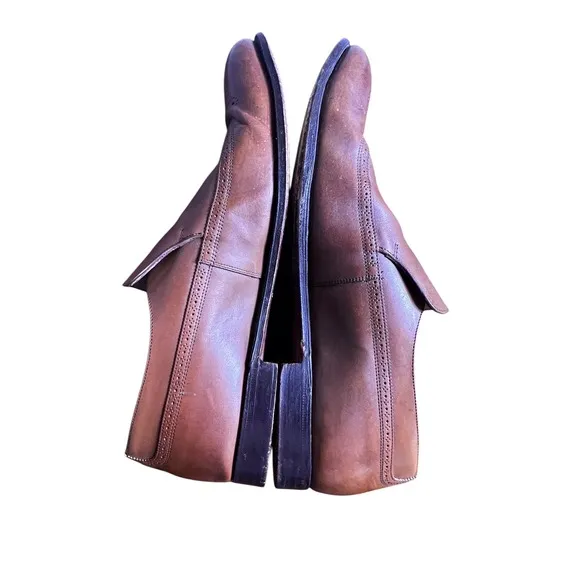 Church's Tassel Loafers Wingtip Dress Shoes Custom Grade Leather Brown Size 10 F