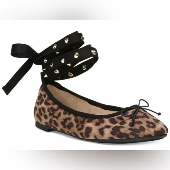 CIRCUS by Sam Edelman Celyn - Studded Ballerina Lace Up Flats - Size 7.5