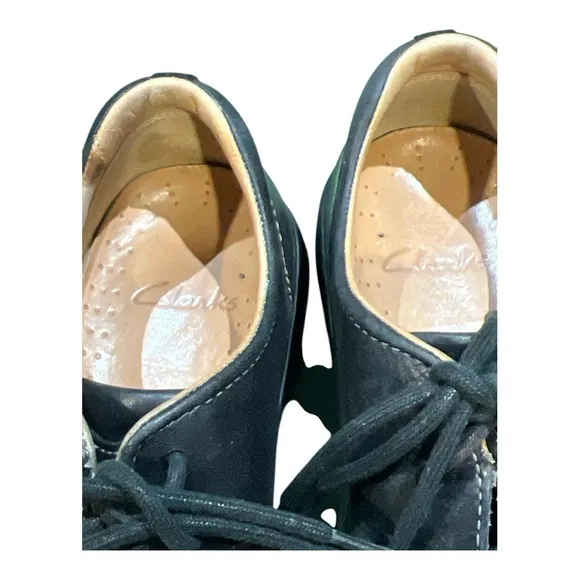 Clarks Men's Black Leather Nature 5 Loafers