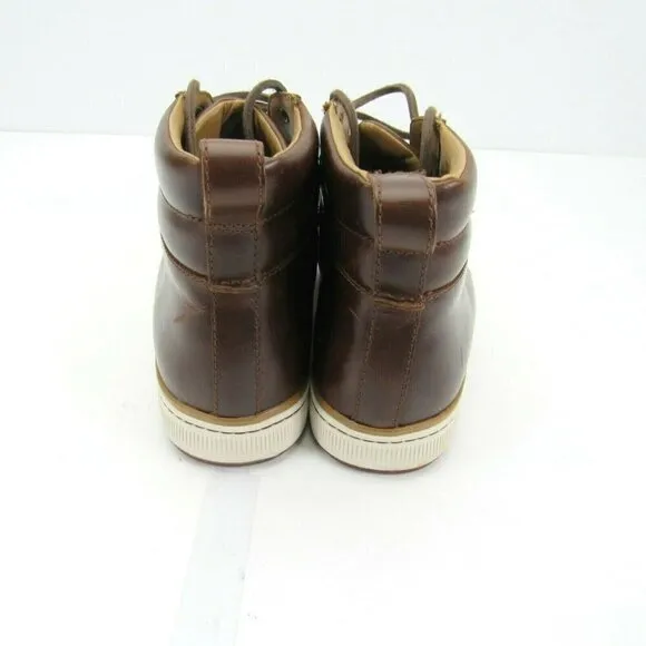 Clarks Men’s Brown Leather Chukka Boots 1825 Sz‎ 11.5 Ankle Oxford Sherpa Lined
