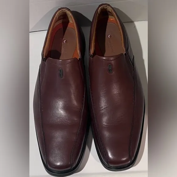 Clarks Men’s Unsheridan Brown Leather Casual Dress‎ Loafers Shoes Size 10.5