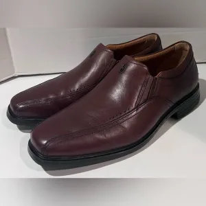 Clarks Men’s Unsheridan Brown Leather Casual Dress‎ Loafers Shoes Size 10.5
