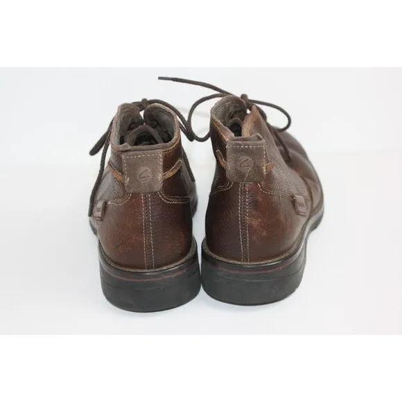Clarks Morris Peak Chukka Brown Leather Waterproof Casual Men's Boots Size 9