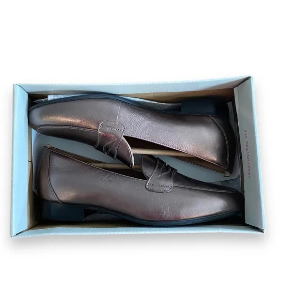 Clarks Unstructured Blush Metallic Women's Loafers 6.5 W