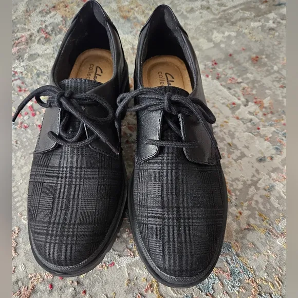 Clarks Women's Calla Ruby Black Interest 7 NWT