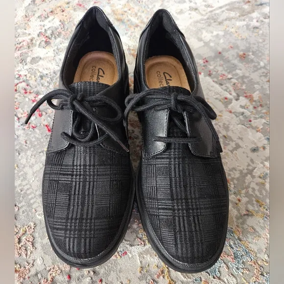 Clarks Women's Calla Ruby Black Interest 7 NWT