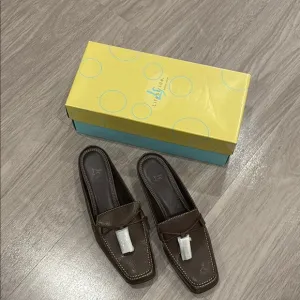 Classic Brown Suede Loafers Flats