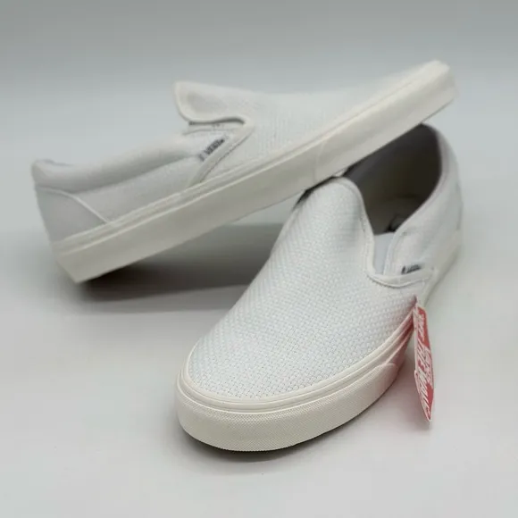 Classic White Slip-On Sneakers