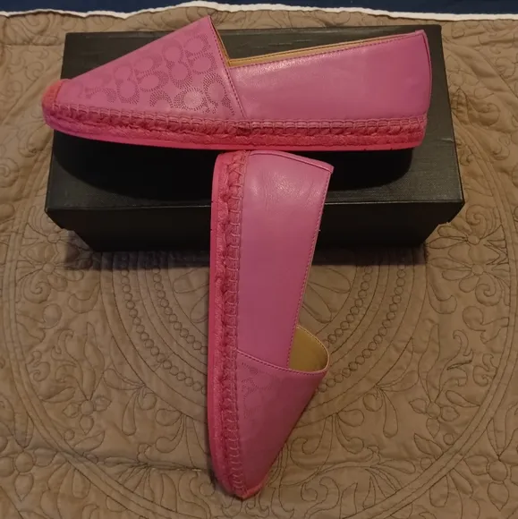 Coach Carley Leather Espadrilles