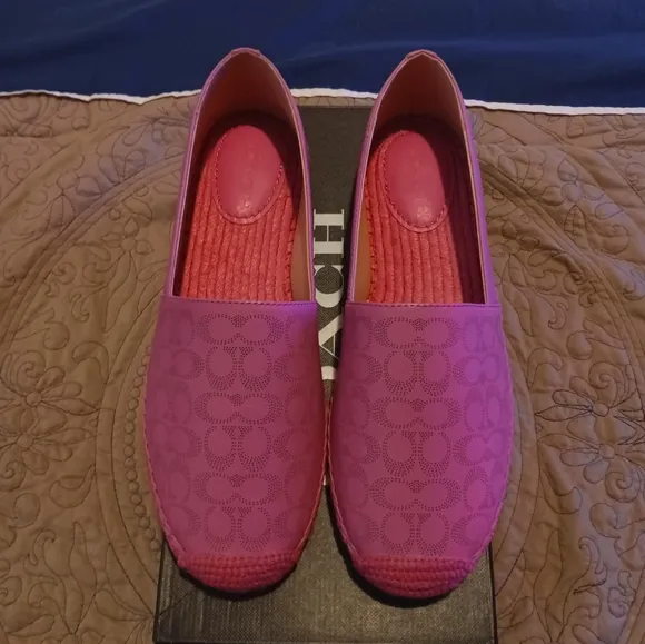 Coach Carley Leather Espadrilles