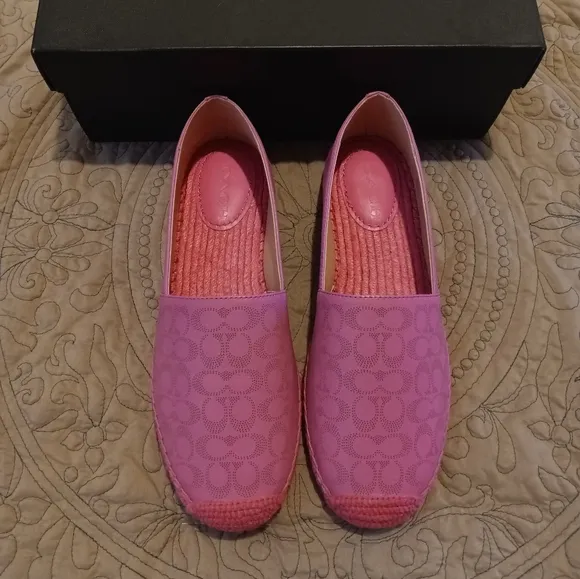Coach Carley Leather Espadrilles