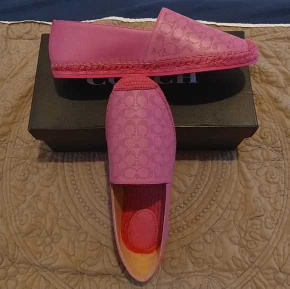 Coach Carley Leather Espadrilles
