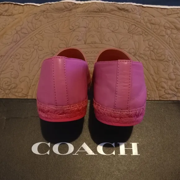 Coach Carley Leather Espadrilles