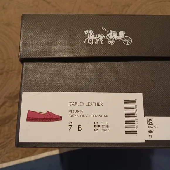 Coach Carley Leather Espadrilles