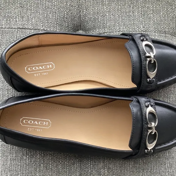 Coach Eloise Genuine Leather Loafers, size 8.5