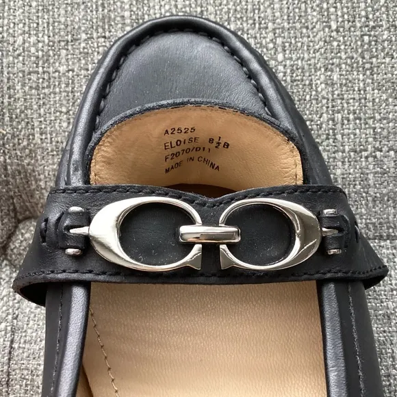Coach Eloise Genuine Leather Loafers, size 8.5