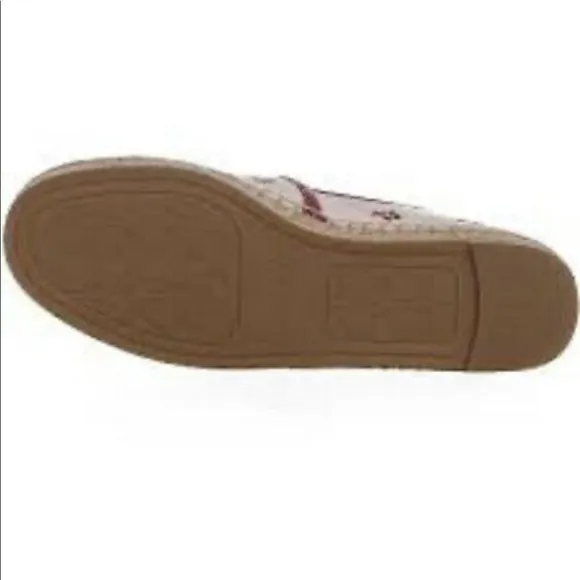 COACH Floral Bloom Espadrille Flats Size 8 NWT