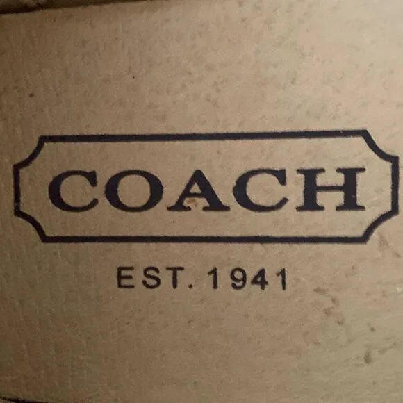 Coach men’s Neal brown leather driving loafers size 10.5.
