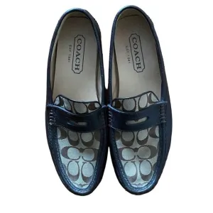 Coach men’s Neal brown leather driving loafers size 10.5.
