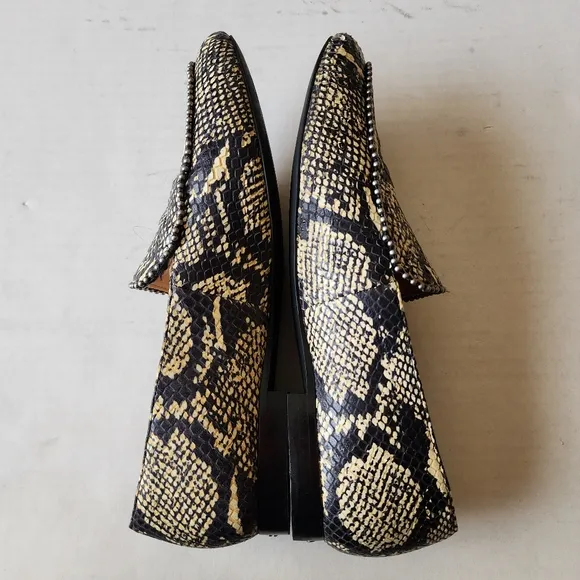 Coach | Snakeskin Leather Loafers, size 8.5