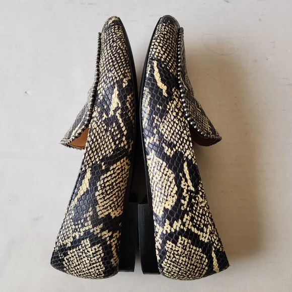 Coach | Snakeskin Leather Loafers, size 8.5