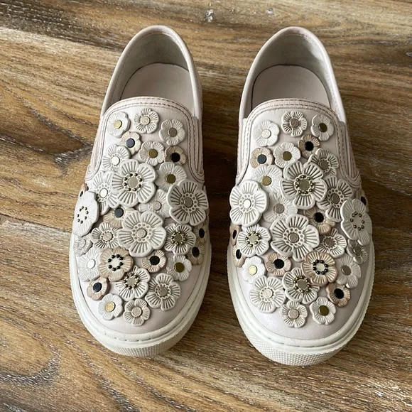 Coach Tea Rose Slip-on Sneakers