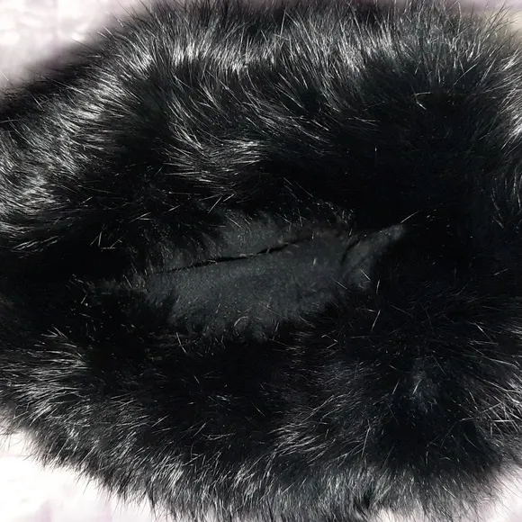 Coach Theona Black Rabbit Fur Lined Puffer Canvas Knee High Zipper Boots Size 6B