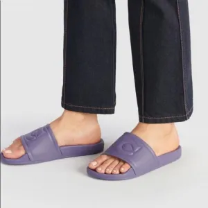 COACH ULLA Slip on Rubber slides Unisex new in box Size 9