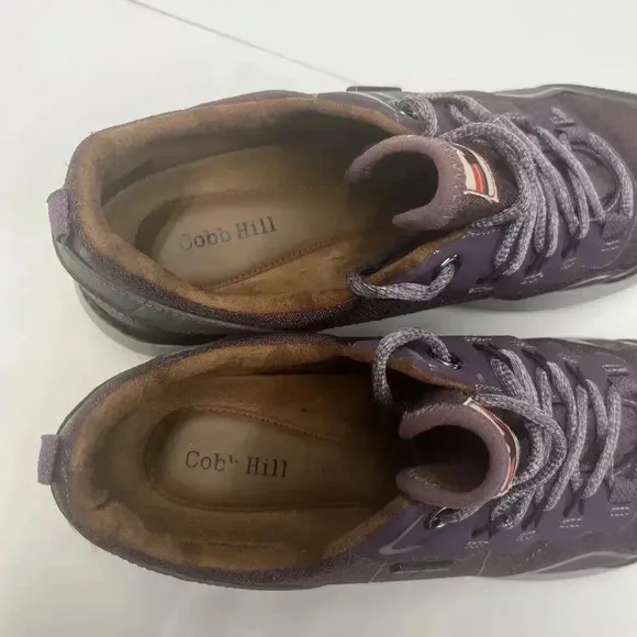 Cobb Hill Skylar Mesh Lace Women's Waterproof Walking Sneakers Lavender Size 9