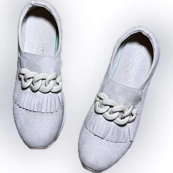 COCONUTS by Matisse Bess Slip On Platform Loafers Womens Beige Casual size 8