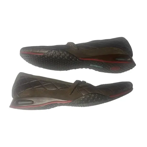 COLE HAAN Air Mary Jane Flats Slip On Hook Loop Closure Brown 8 S-2