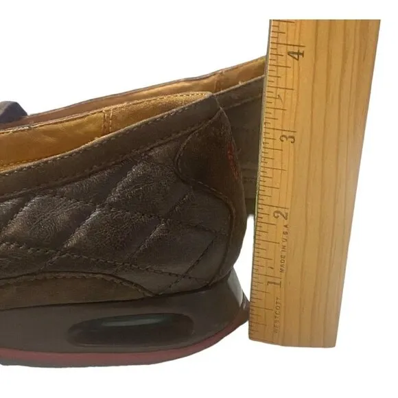 COLE HAAN Air Mary Jane Flats Slip On Hook Loop Closure Brown 8 S-2