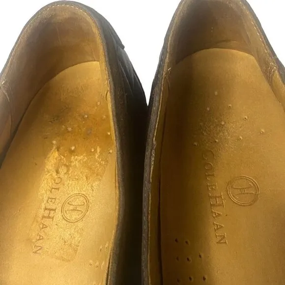 COLE HAAN Air Mary Jane Flats Slip On Hook Loop Closure Brown 8 S-2