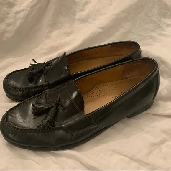 Cole Haan black Leather Career Loafers Shoes 10.5