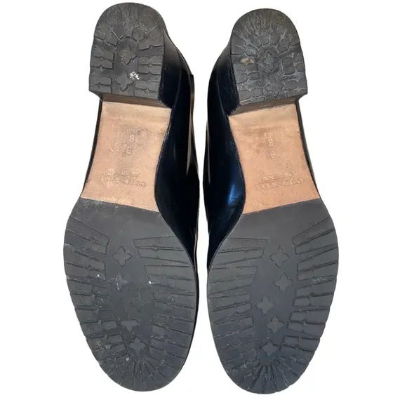 Cole Haan black leather loafers, size 9B