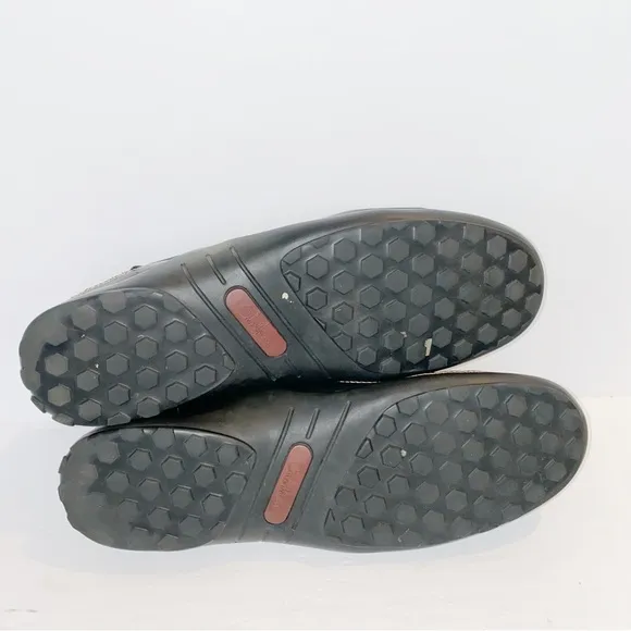Cole Haan Black Tucker Venetian Leather Driving Loafers 11