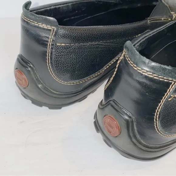 Cole Haan Black Tucker Venetian Leather Driving Loafers 11