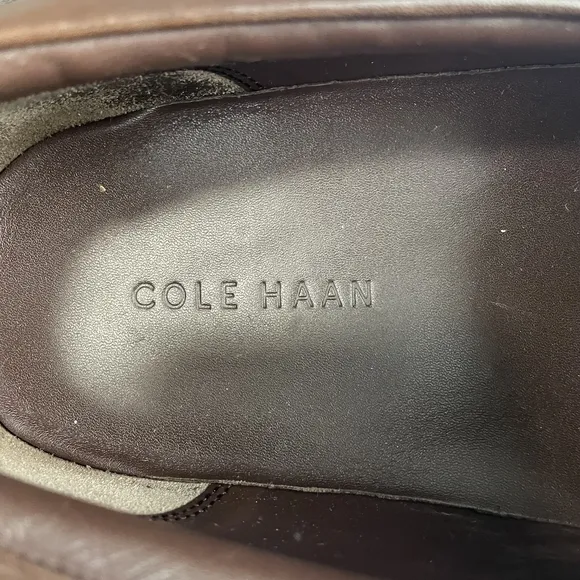 Cole Haan Brown Leather Venetian Loafers Size 14 M Slip-on