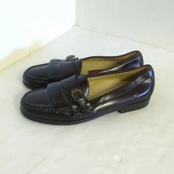 Cole Haan Burgundy Leather Men's Loafers.