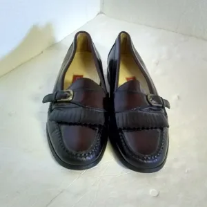 Cole Haan Burgundy Leather Men's Loafers.