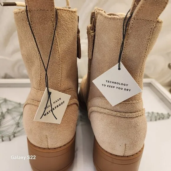Cole Haan Camea Combat Boots. NWT. Size 6.5