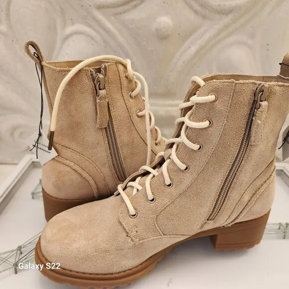 Cole Haan Camea Combat Boots. NWT. Size 6.5